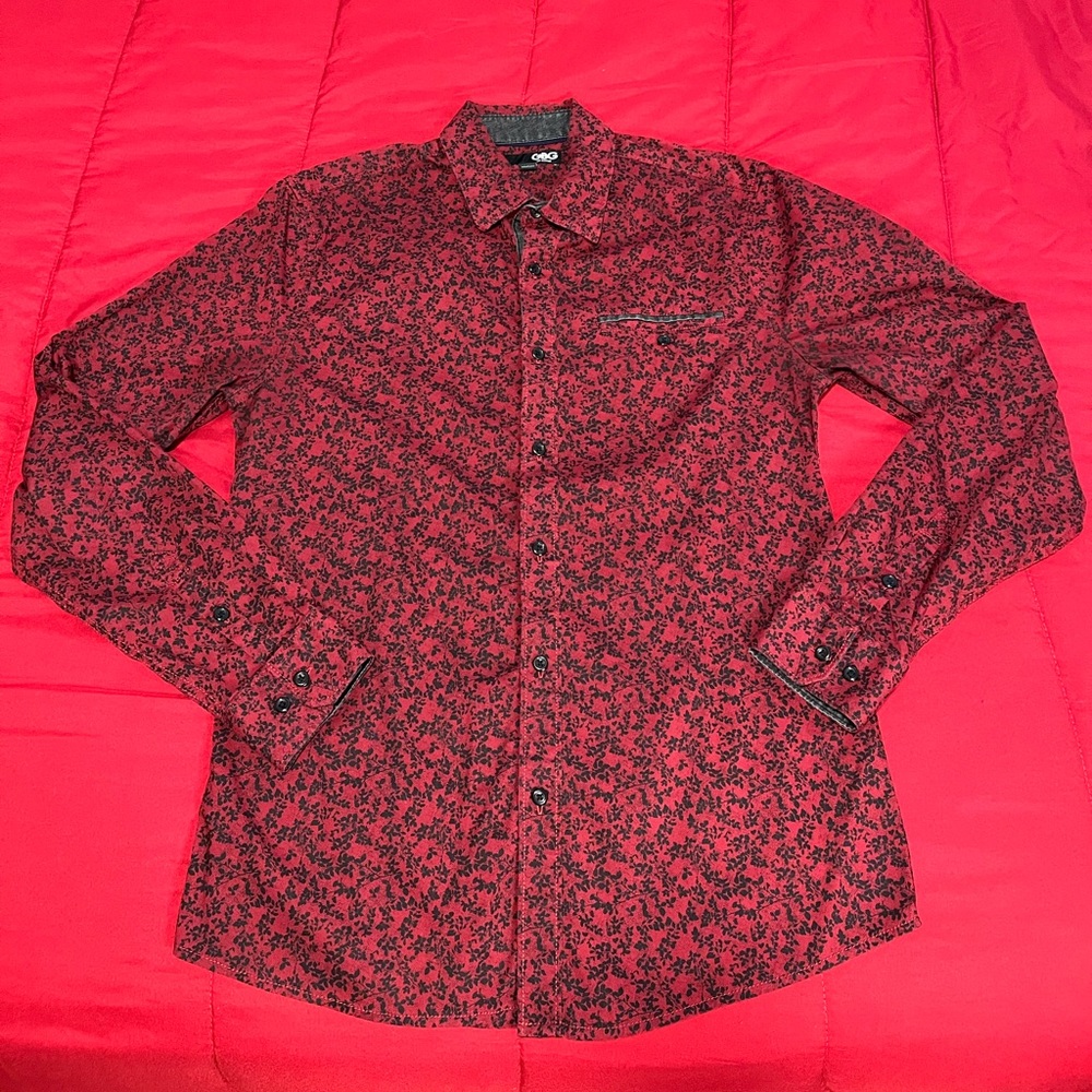 Flowers long sleeve bottom down.